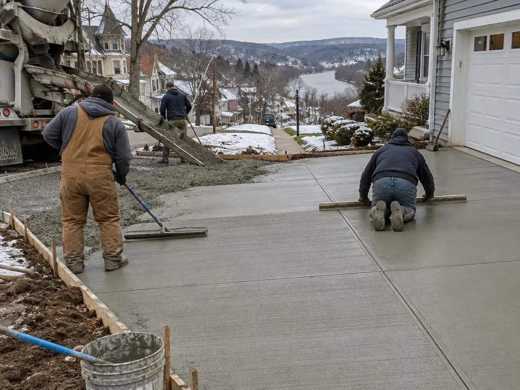 Concrete Driveways in Binghamton, NY