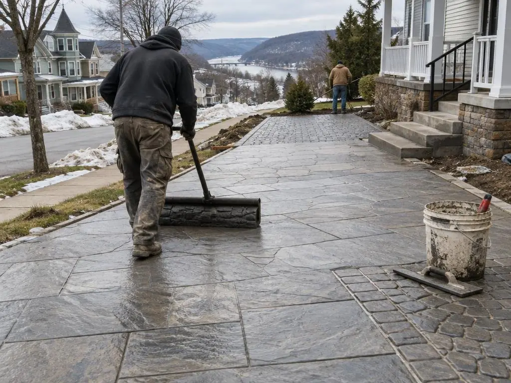 Stamped Concrete in Binghamton, NY